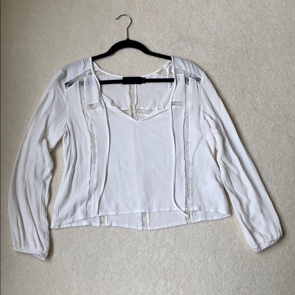 MINKPINK Tops - Mink Pink Top with Lace Detailing